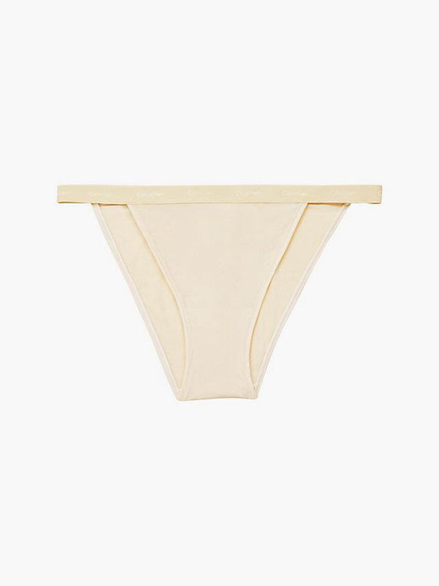 Calvin Klein USA Form To Body Womens Thong Beige 2746198-HP